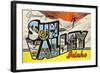 Greetings from Sun Valey, Idaho-null-Framed Giclee Print