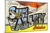 Greetings from Sun Valey, Idaho-null-Mounted Giclee Print