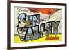 Greetings from Sun Valley, Idaho-null-Framed Art Print