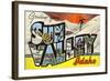 Greetings from Sun Valley, Idaho-null-Framed Art Print