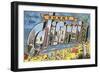 Greetings from Sunny California-null-Framed Giclee Print