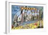 Greetings from Sunny California-null-Framed Giclee Print