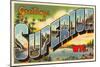 Greetings from Superior, Wisconsin-null-Mounted Art Print