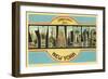 Greetings from Syracuse, New York-null-Framed Art Print