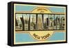 Greetings from Syracuse, New York-null-Framed Stretched Canvas