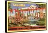 Greetings from Tacoma-null-Framed Stretched Canvas