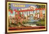 Greetings from Tacoma-null-Framed Art Print