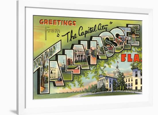 Greetings from Tallahassee, Florida-null-Framed Art Print