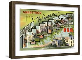 Greetings from Tallahassee, Florida-null-Framed Art Print