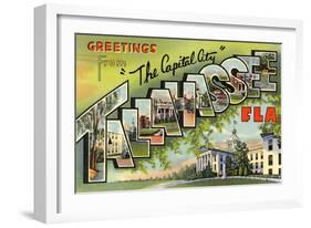 Greetings from Tallahassee, Florida-null-Framed Art Print