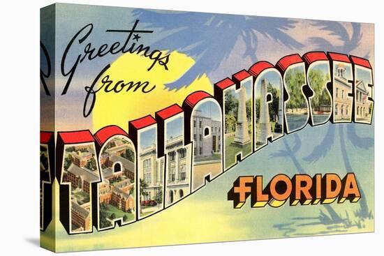 Greetings from Tallahassee, Florida-null-Stretched Canvas