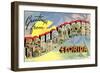 Greetings from Tallahassee, Florida-null-Framed Art Print