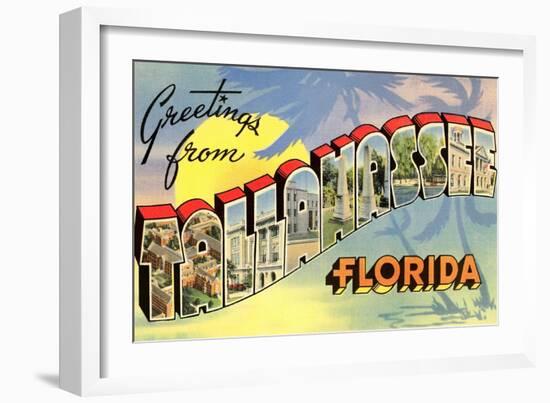 Greetings from Tallahassee, Florida-null-Framed Art Print