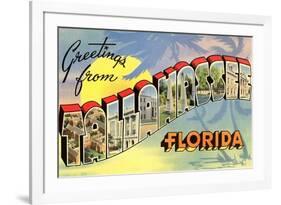 Greetings from Tallahassee, Florida-null-Framed Art Print