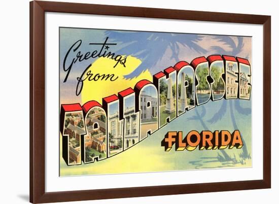 Greetings from Tallahassee, Florida-null-Framed Art Print