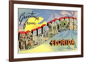 Greetings from Tallahassee, Florida-null-Framed Art Print