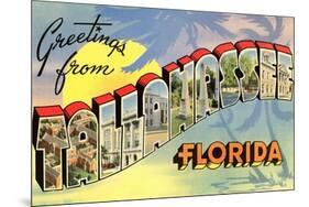 Greetings from Tallahassee, Florida-null-Mounted Art Print