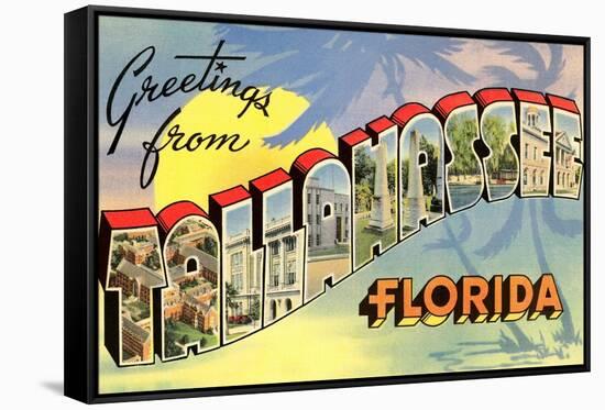 Greetings from Tallahassee, Florida-null-Framed Stretched Canvas