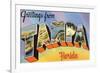 Greetings from Tampa, Florida-null-Framed Premium Giclee Print