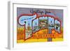 Greetings from Tampa, Florida-null-Framed Art Print