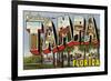 Greetings from Tampa, Florida-null-Framed Premium Giclee Print