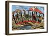 Greetings from Telluride, Colorado-null-Framed Art Print