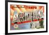 Greetings from Tempe, Arizona-null-Framed Premium Giclee Print