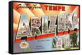 Greetings from Tempe, Arizona-null-Framed Stretched Canvas