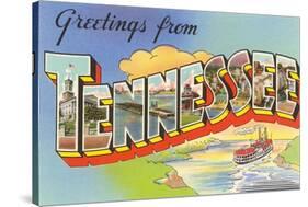 Greetings from Tennessee-null-Stretched Canvas