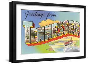 Greetings from Tennessee-null-Framed Art Print