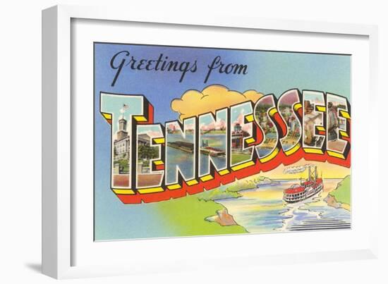 Greetings from Tennessee-null-Framed Art Print