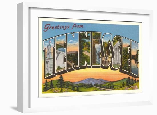 Greetings from Tennessee-null-Framed Art Print