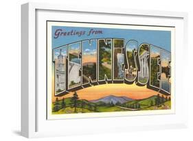 Greetings from Tennessee-null-Framed Art Print