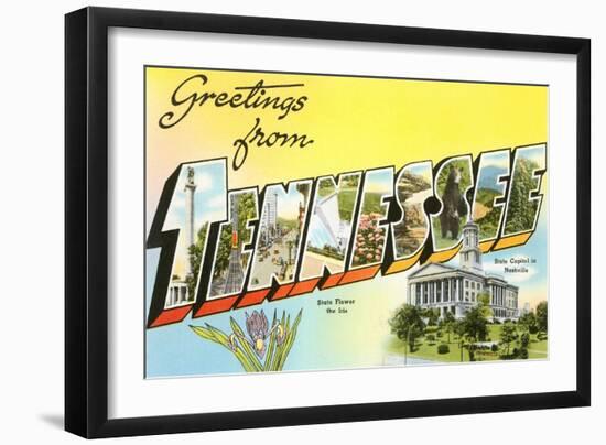 Greetings from Tennessee-null-Framed Art Print