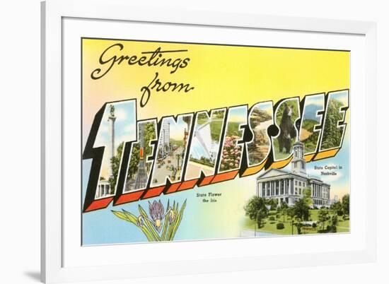 Greetings from Tennessee-null-Framed Art Print