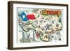 Greetings from Texas-null-Framed Art Print