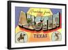 Greetings from Texas-null-Framed Art Print