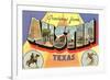 Greetings from Texas-null-Framed Premium Giclee Print