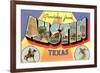 Greetings from Texas-null-Framed Premium Giclee Print