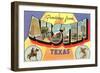 Greetings from Texas-null-Framed Art Print