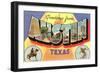 Greetings from Texas-null-Framed Art Print