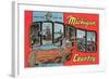 Greetings from the Michigan Copper Country-null-Framed Giclee Print