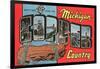 Greetings from the Michigan Copper Country-null-Framed Giclee Print