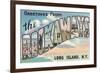 Greetings from the Rockaways, Long Island, New York-null-Framed Giclee Print