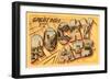 Greetings from the Rocky Mountains-null-Framed Giclee Print