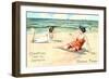 Greetings from the Seaside, Florence-null-Framed Art Print