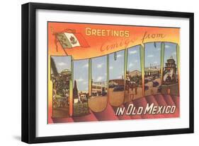 Greetings from Tijuana, Mexico-null-Framed Art Print
