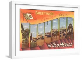 Greetings from Tijuana, Mexico-null-Framed Art Print