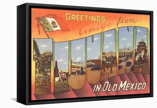 Greetings from Tijuana, Mexico-null-Framed Stretched Canvas