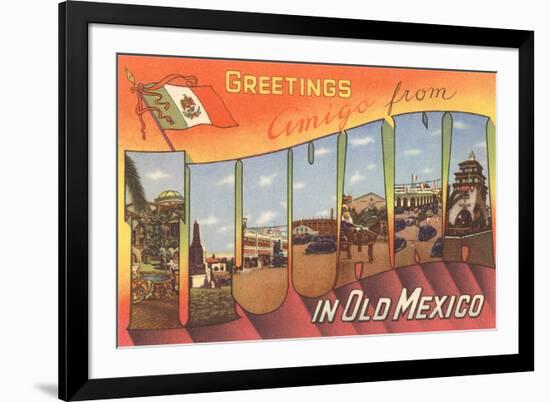 Greetings from Tijuana, Mexico-null-Framed Art Print